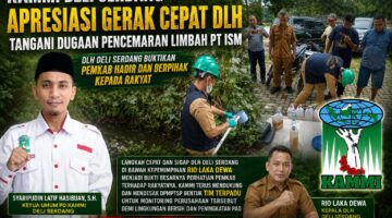 KAMMI Deli Serdang Mengapresiasi Kinerja DLH Deli Serdang Dibawah kepemimpinan Bapak Rio Lakadewa