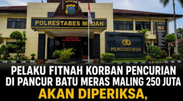 Pelaku Fitnah Korban Pencurian di Pancur Batu Meras Maling 250 Juta Akan Diperiksa, Korban Apresiasi Kapolrestabes Medan dan Satreskrim