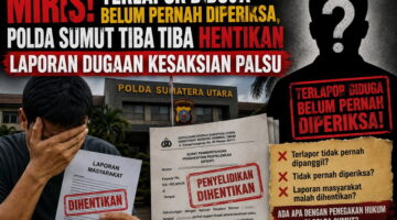 Miris! Terlapor Diduga Belum Pernah Diperiksa, Polda Sumut Tiba Tiba Hentikan Laporan Dugaan Kesaksian Palsu