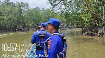 Polres Bangka Barat Ultimatum Penambang DAS Kampak: Legalitas Belum Terbit, Jangan Beraktivitas